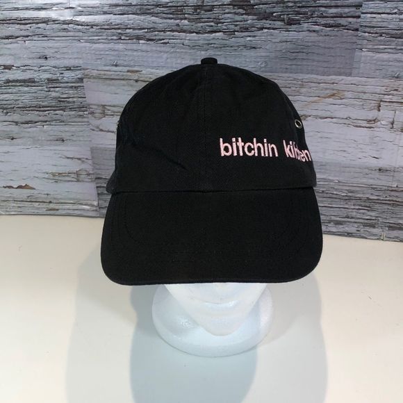 𝅺black B!tchin Kitchen Strap back Hat - Picture 3 of 5